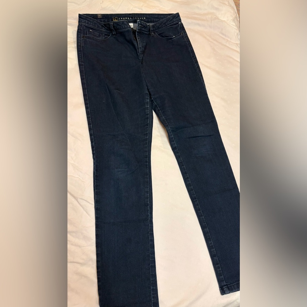 Lauren Corad Dark Blue Women's Straight Jeans